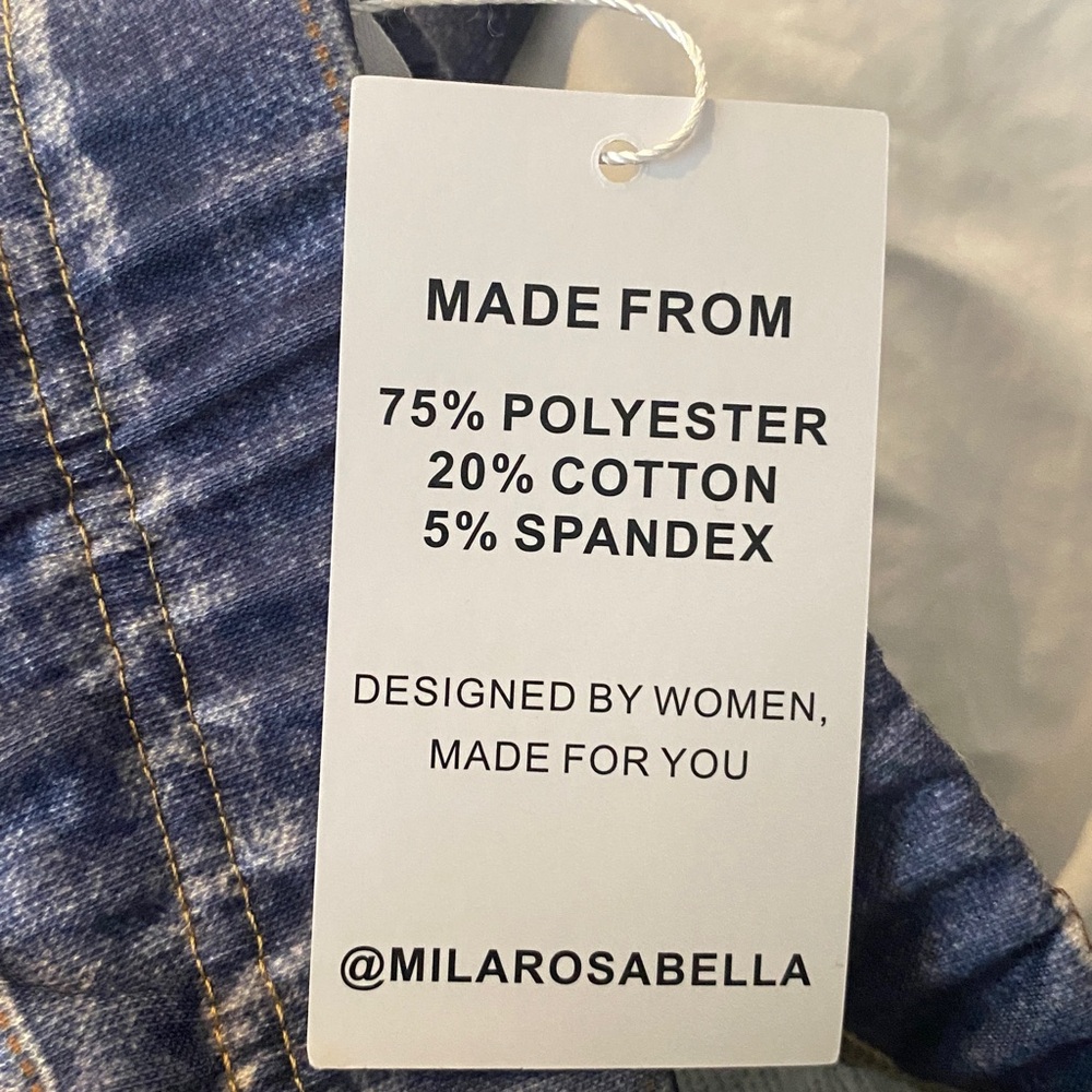 NWT  Mila Rosabella Jeans  Small with real side pockets - Picture 10 of 10